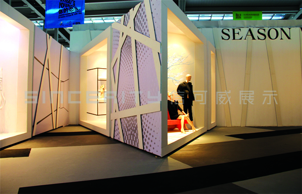 季候风展台设计现场图