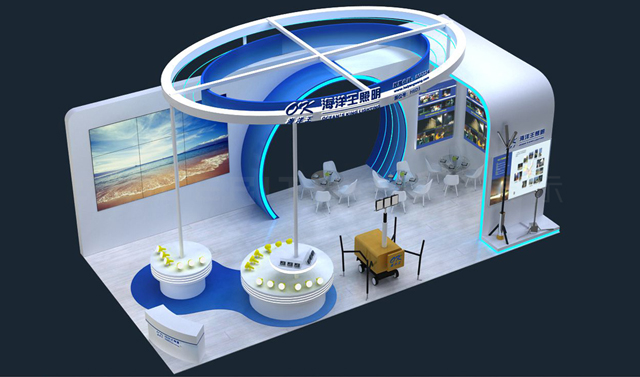 海洋王照明2024苏州展台设计效果图