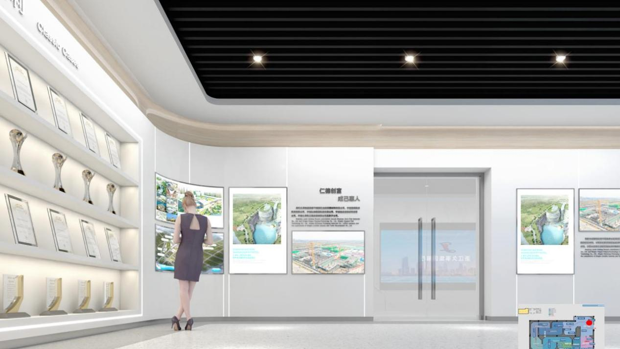 浙江久事集团展厅设计效果图