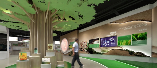 粮油展销中心展厅设计