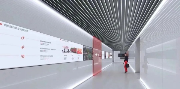 高级感红色展厅文化墙需要注意的8个要点