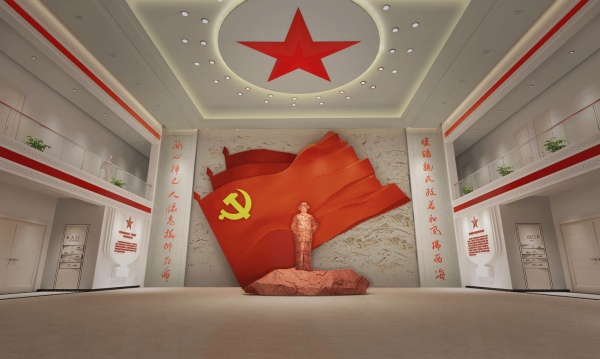 时代楷模尕布龙纪念馆展陈设计