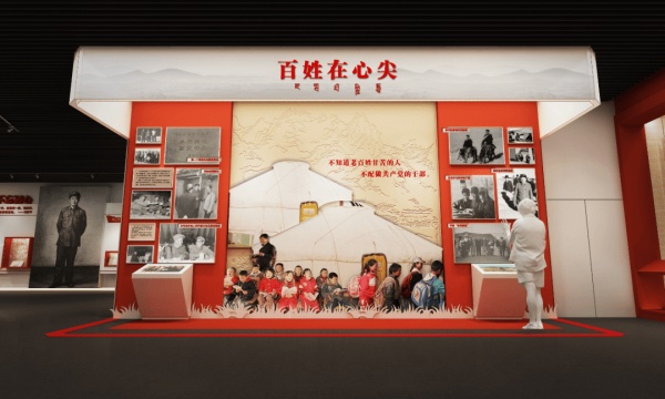 时代楷模尕布龙纪念馆展陈设计