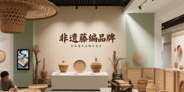 非遗文化藤编展厅设计