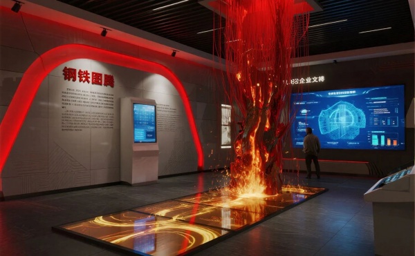 被千度钢流烫到心跳，钢铁企业科技展厅也太酷了吧？