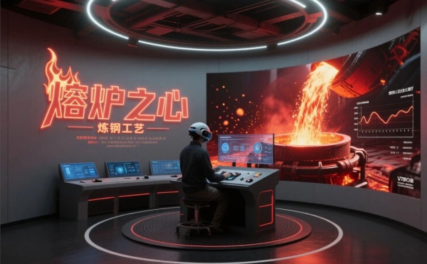 被千度钢流烫到心跳，钢铁企业科技展厅也太酷了吧？