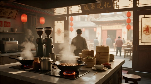 如何设计一个吸引人的美食展厅？