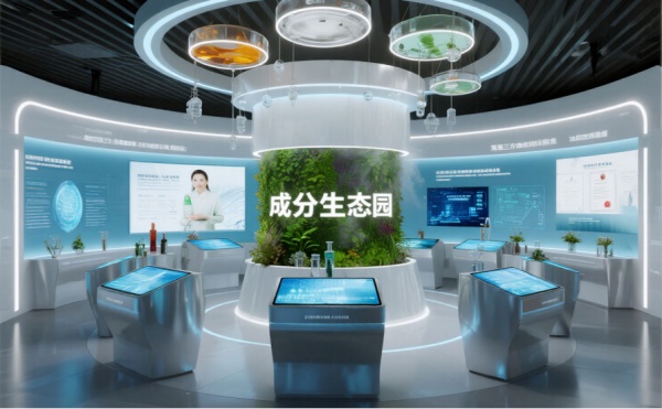 护肤品科技展厅设计