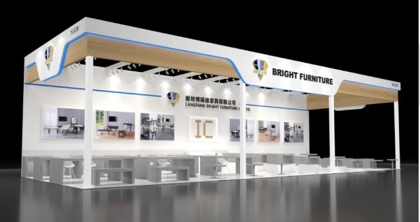 展厅设计以简约为笔，勾勒家具品牌的专业与质感