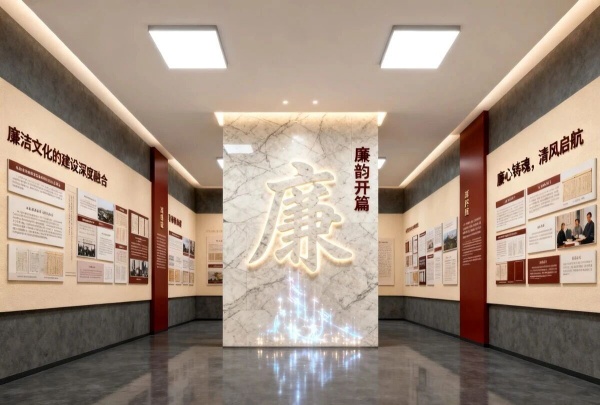 廉洁文化展厅怎么建？这套 “沉浸式 + 互动感”设计方案太赞了！