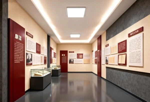 廉洁文化展厅怎么建？这套 “沉浸式 + 互动感”设计方案太赞了！