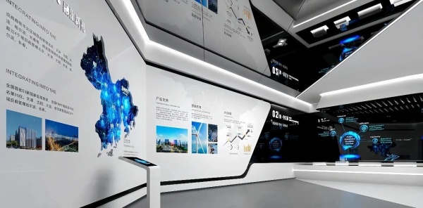 解构科技展厅之美在光影与互动中，开启未来探索之旅