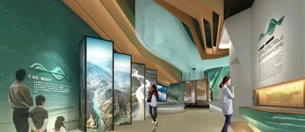 山水主题展馆场景设计