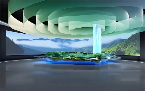 山水主题展馆场景设计