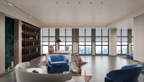 元创控股企业总部办公室展厅设计 元创控股企业总部办公室展厅设计