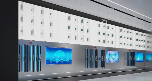 电子元件展厅微观世界的科技之美