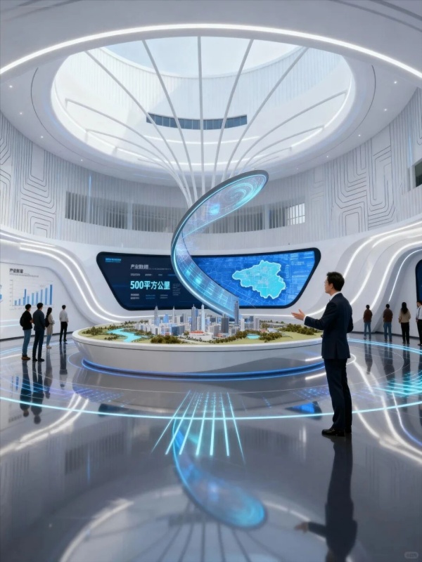 开放式·数字经济科技展馆展厅设计分享