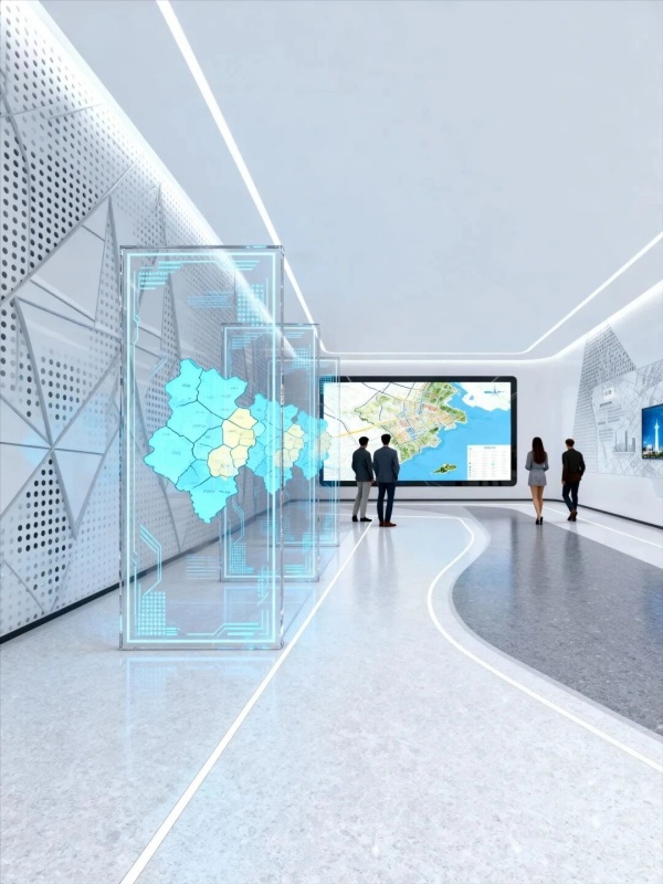 开放式·数字经济科技展馆展厅设计分享