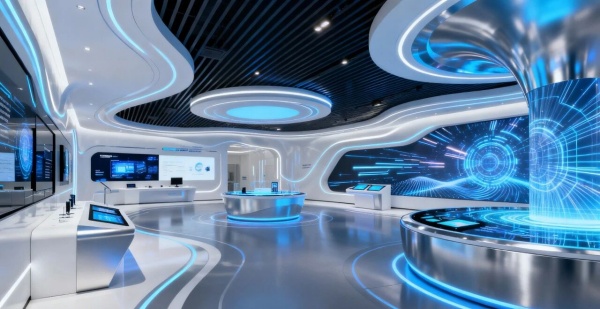 智能硬件企业展厅设计怎么做才能凸显科技先锋感？