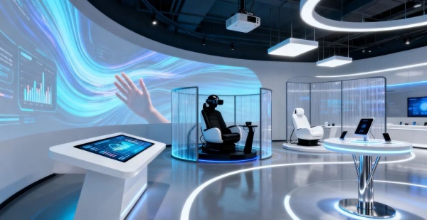 智能硬件企业展厅设计怎么做才能凸显科技先锋感？