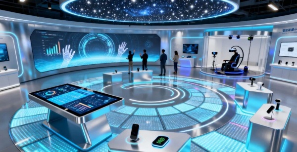 智能硬件企业展厅设计怎么做才能凸显科技先锋感？