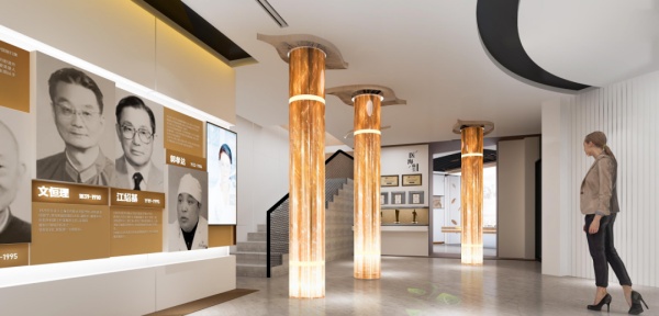 医院陈列馆设计：用线性空间秩序讲述百年历史！