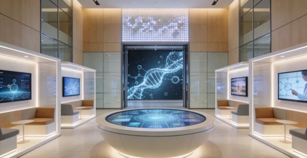 生物医药企业展厅设计怎么做才能凸显专业权威？