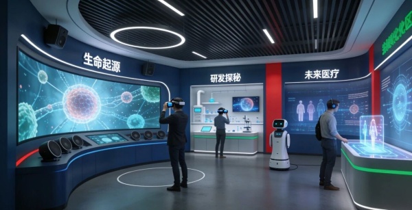 生物医药企业展厅设计怎么做才能凸显专业权威？