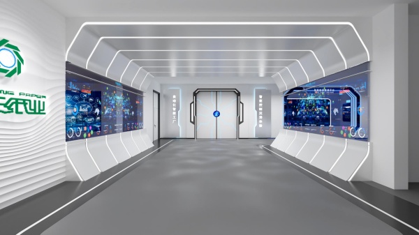 纸引未来，数造匠心：纸业数字化特种纸展厅设计