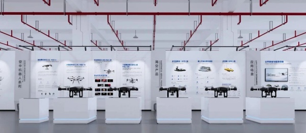 智能无人系统企业展厅设计施工