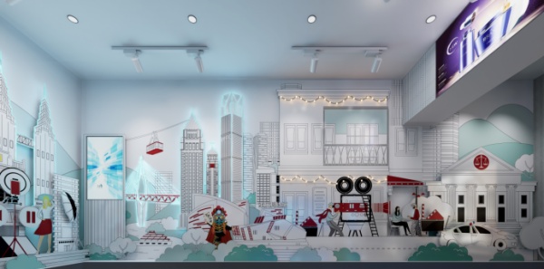 传媒党团活动展厅设计