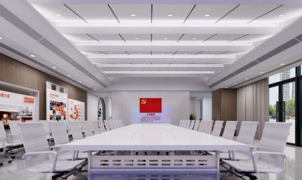 传媒党团活动展厅设计