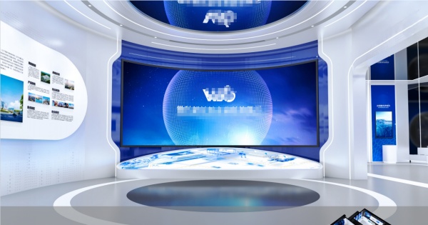 科技企业展厅设计效果图