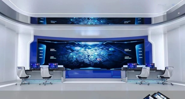 科技企业展厅设计效果图