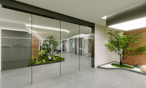 现代办公室展厅设计