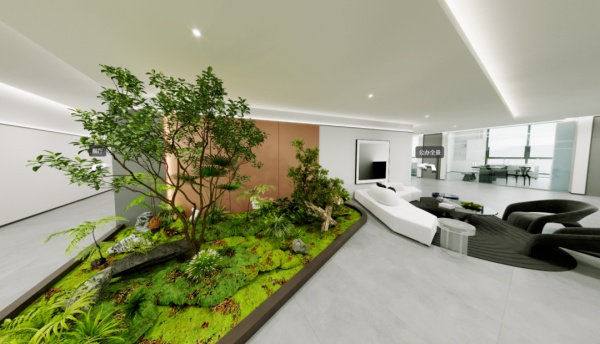 现代办公室展厅设计