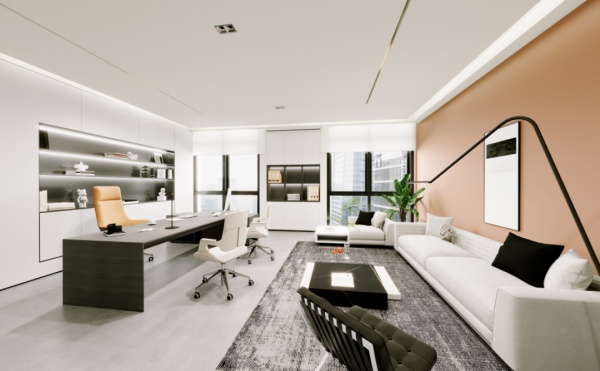 现代办公室展厅设计