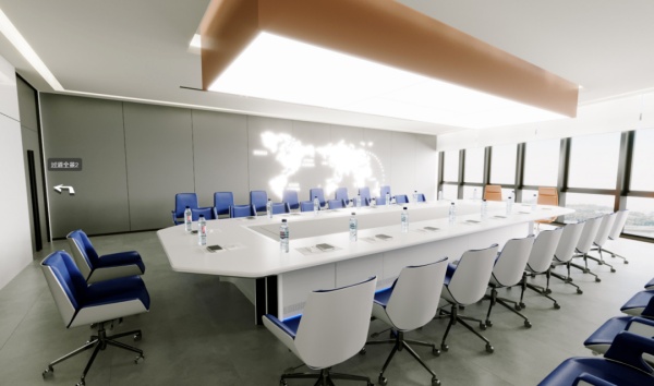 现代办公室展厅设计