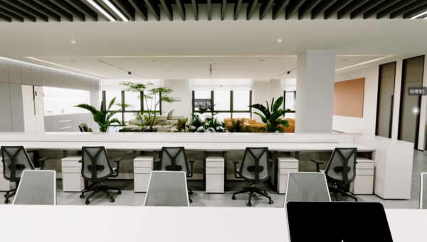 现代办公室展厅设计