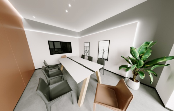 现代办公室展厅设计