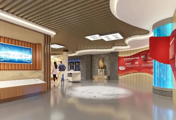 打破刻板！柔和新中式重塑企业廉政展厅新范式