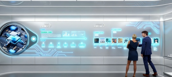 电子企业展厅的科技叙事与品牌赋能