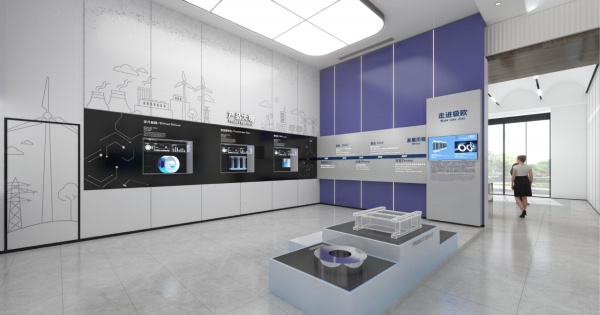 上海电力科技有限公司企业展厅设计