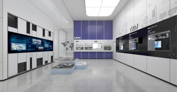 上海电力科技有限公司企业展厅设计