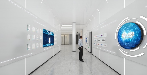 上海电力科技有限公司企业展厅设计