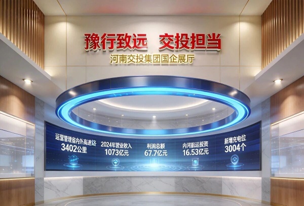 河南交投集团展厅设计——藏着中原交通的奋斗与远方