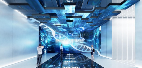 展厅展馆中常用的4种蓝色系