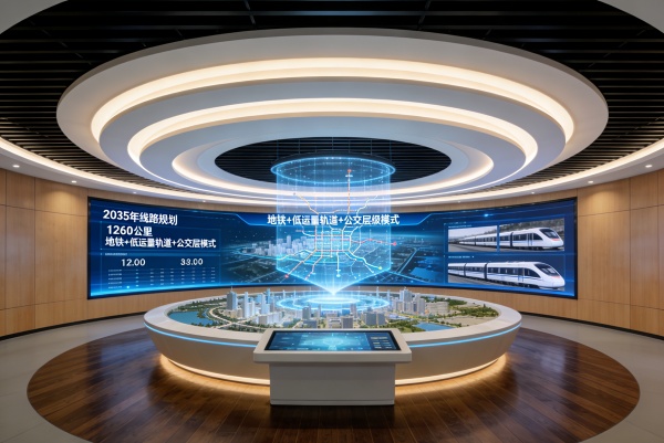 以轨为脉，向新而行郑州地铁全新数字展厅全景呈现