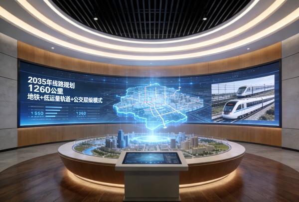 以轨为脉，向新而行郑州地铁全新数字展厅全景呈现