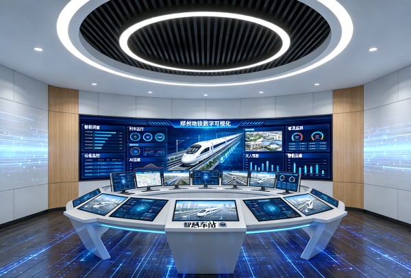 以轨为脉，向新而行郑州地铁全新数字展厅全景呈现